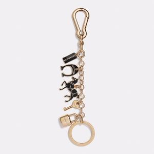COACH key ring key Icon charms loop fob NWT
